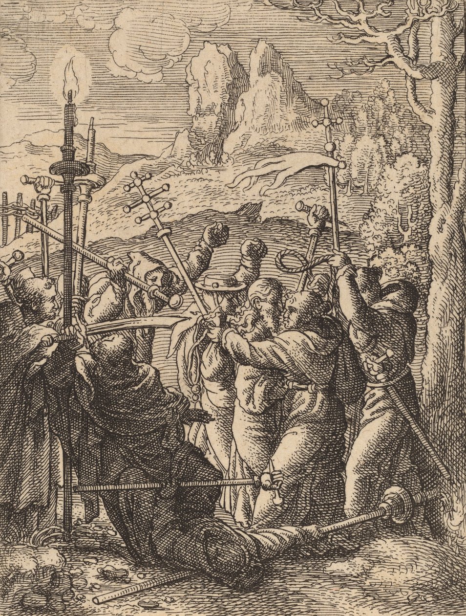 Jesus levado. finlandês tekijältä Wenceslaus Hollar