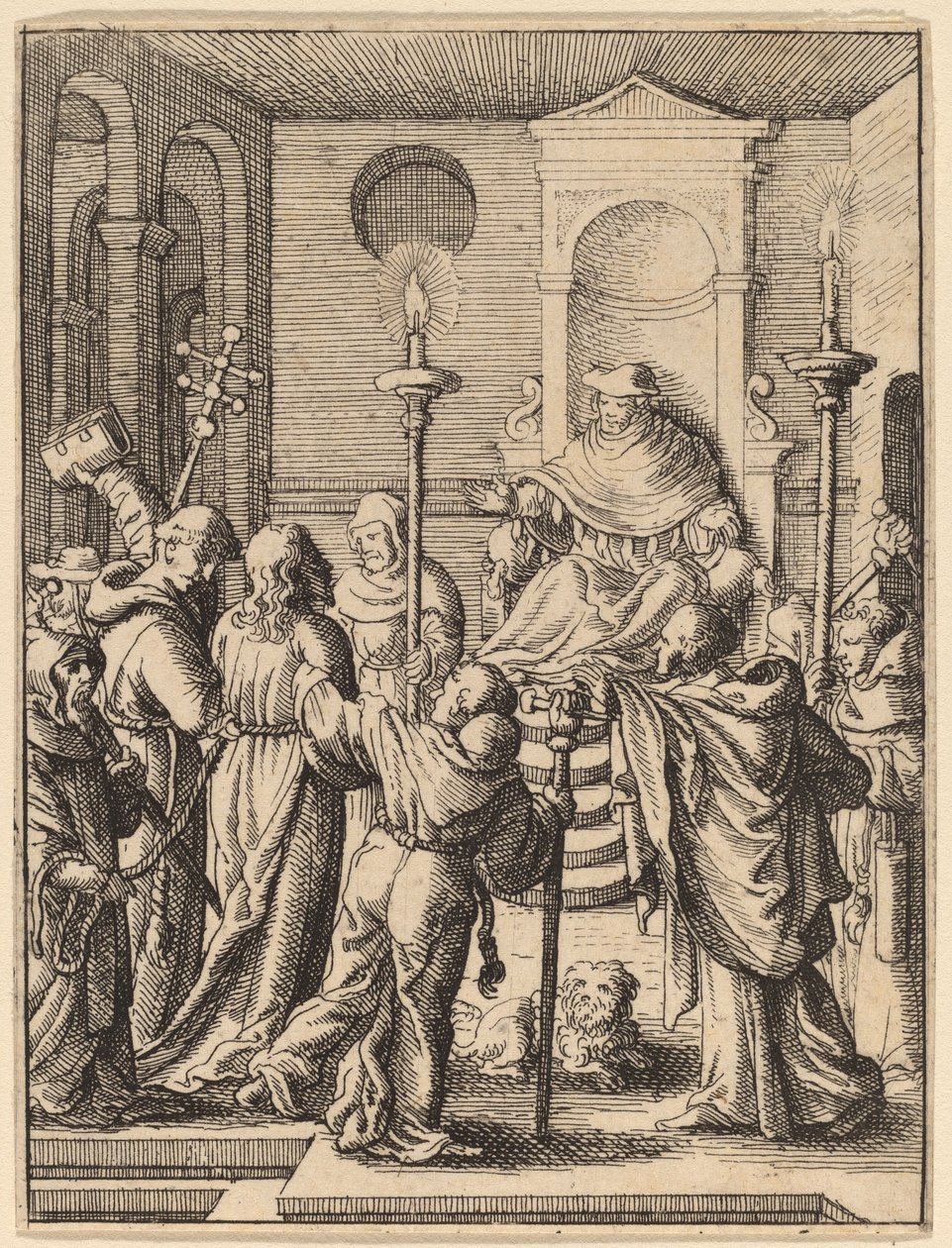 Jeesus ennen Hannasta tekijältä Wenceslaus Hollar