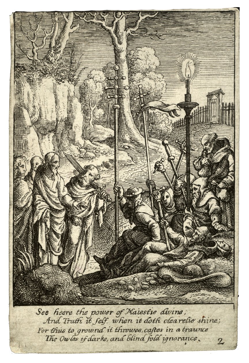 Jeesus kohtaa vastustajansa tekijältä Wenceslaus Hollar