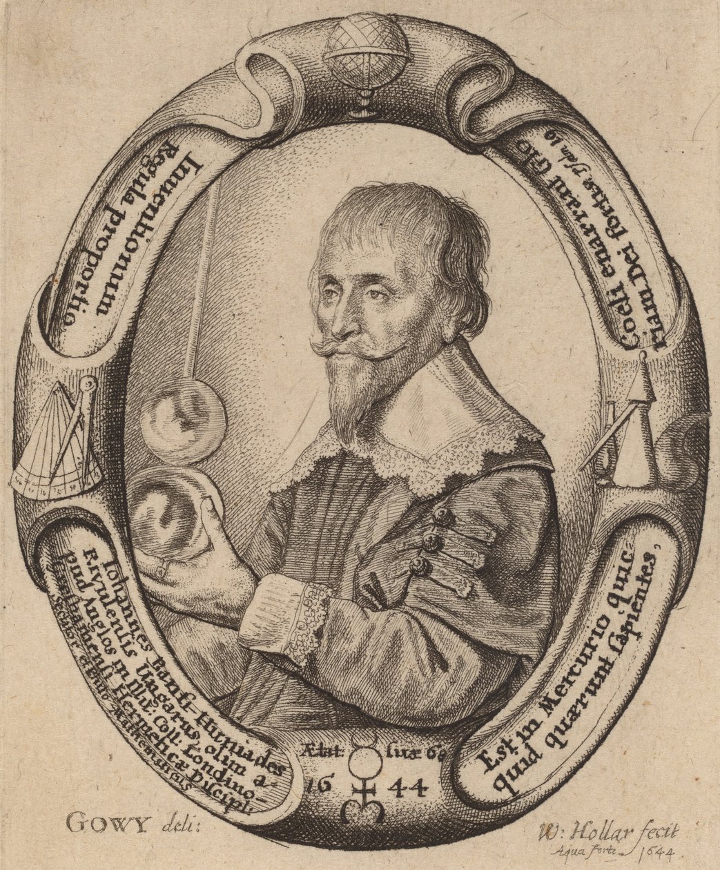 Johann Banfi Huniades. tekijältä Wenceslaus Hollar