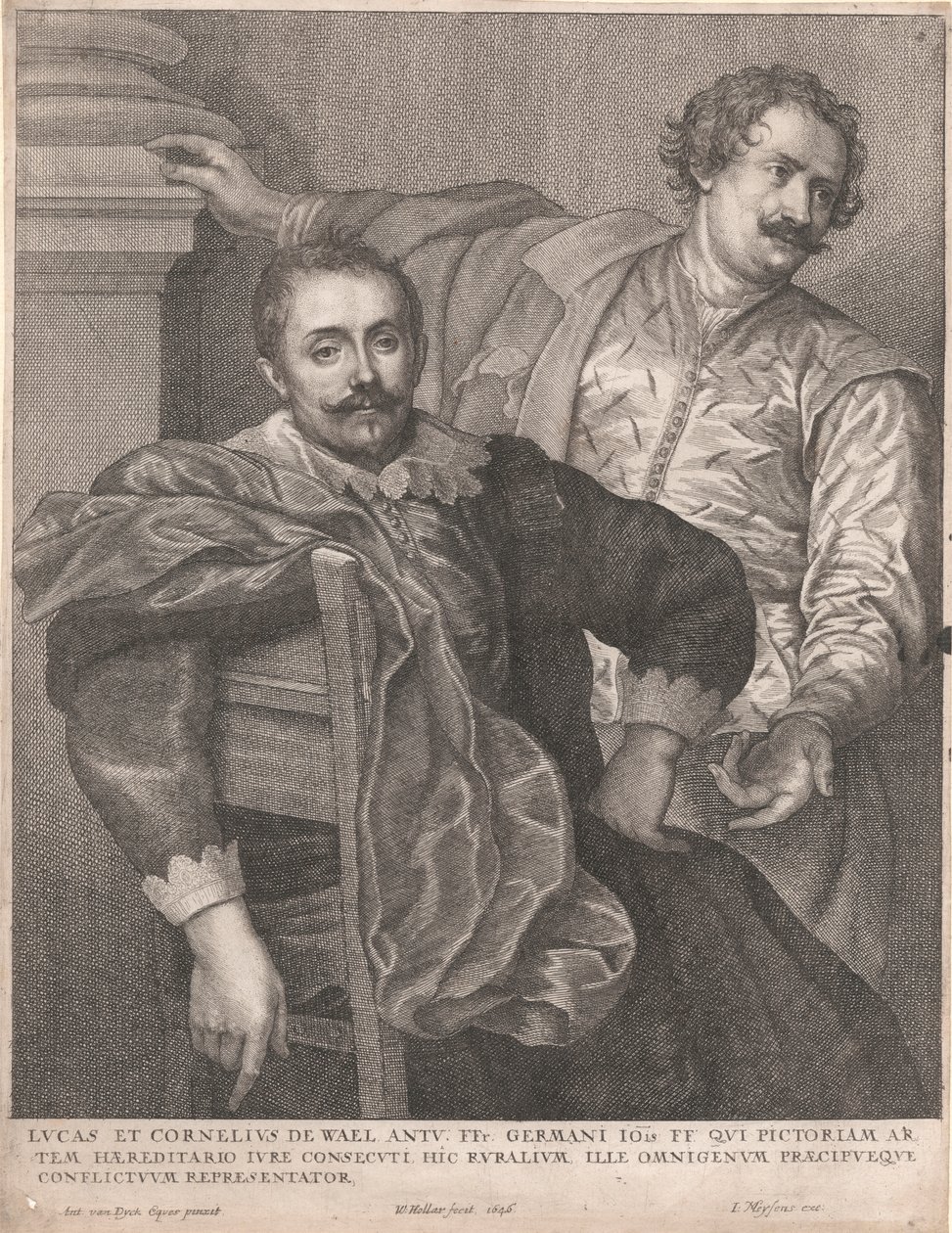 Lucas e Cornélio de Waelfinnish tekijältä Wenceslaus Hollar
