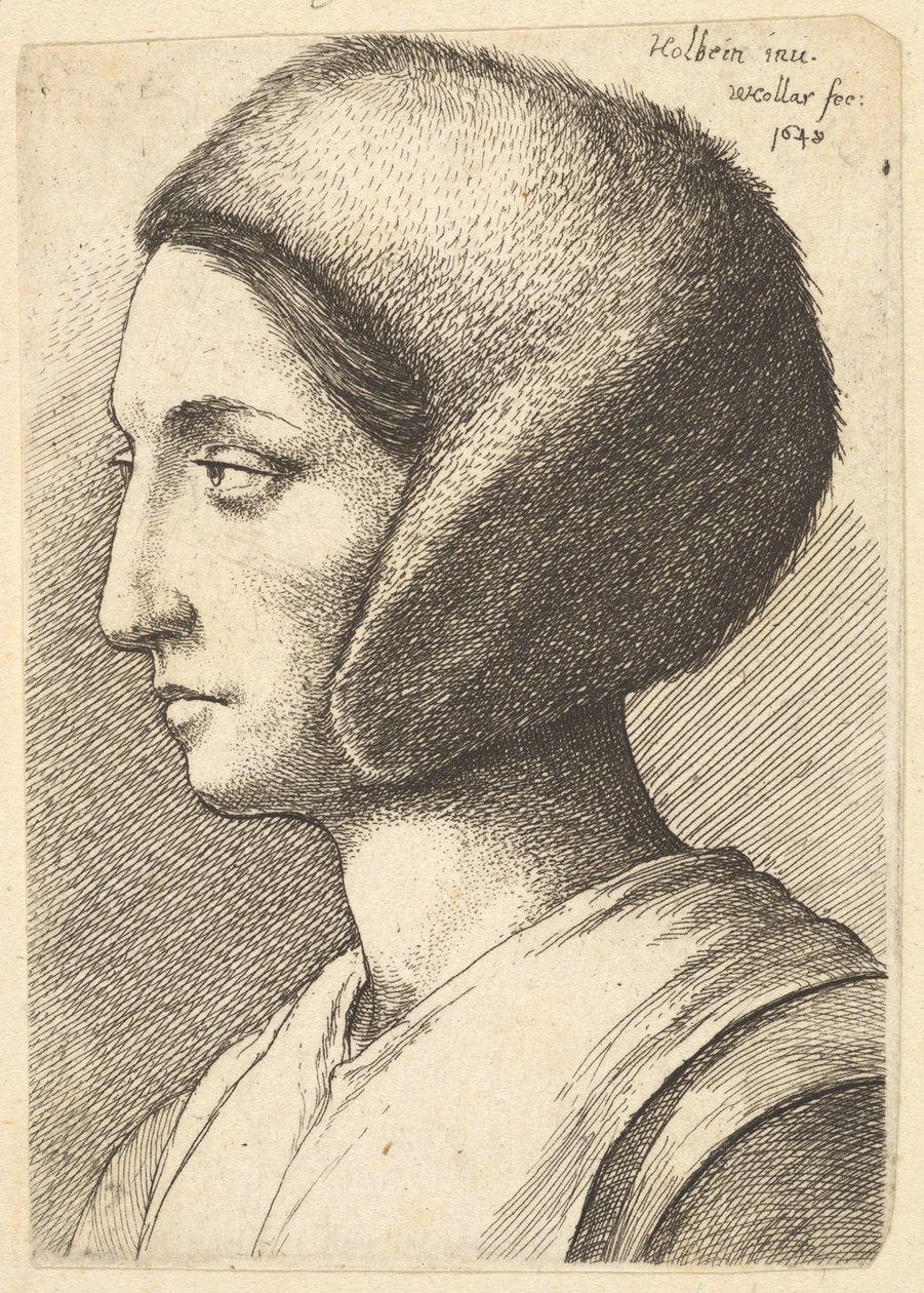 Margaret Giggs, 1648. tekijältä Wenceslaus Hollar