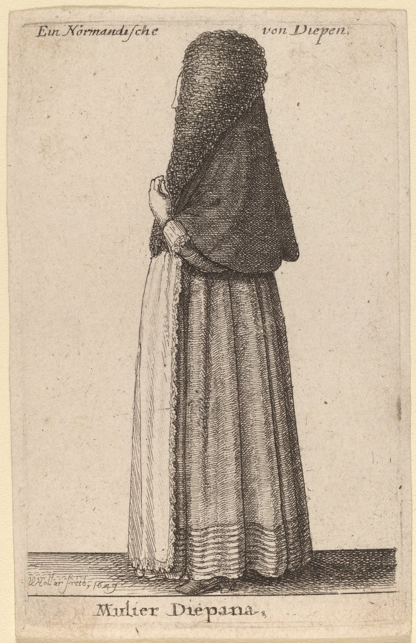 Diepanan vaimo tekijältä Wenceslaus Hollar