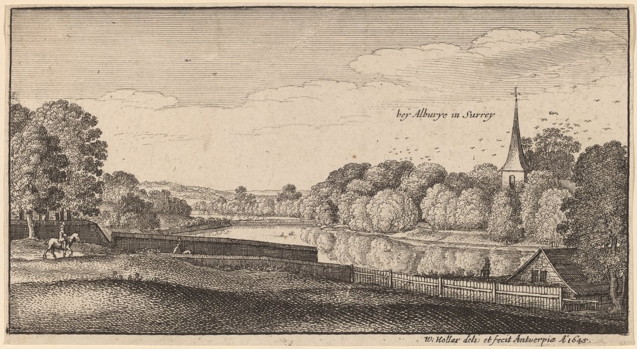 Alburyn lähellä tekijältä Wenceslaus Hollar