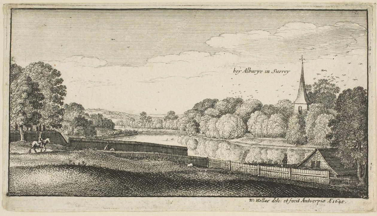 Alburyn lähellä tekijältä Wenceslaus Hollar