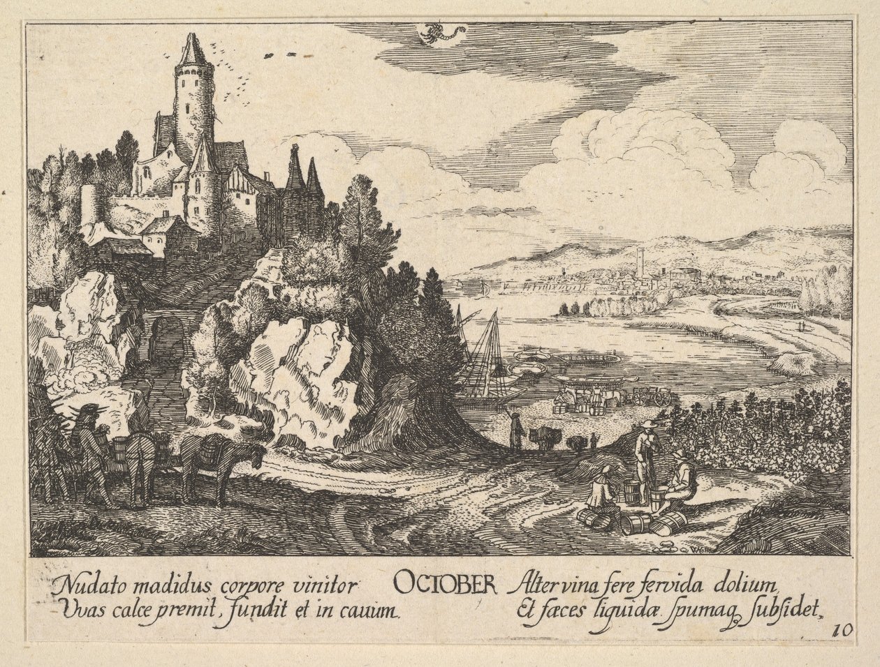 lokakuuta 1628-29. tekijältä Wenceslaus Hollar