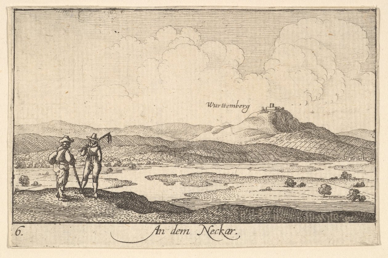 Neckarissa, 1635. tekijältä Wenceslaus Hollar