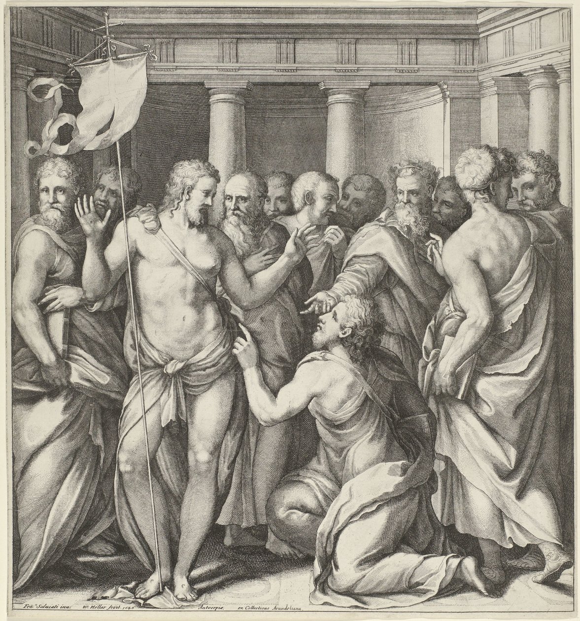 Tuomaan epäusko tekijältä Wenceslaus Hollar
