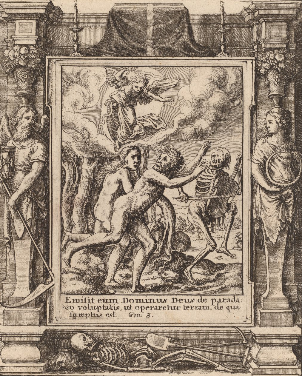 Kadonnut paratiisi, 1651. tekijältä Wenceslaus Hollar