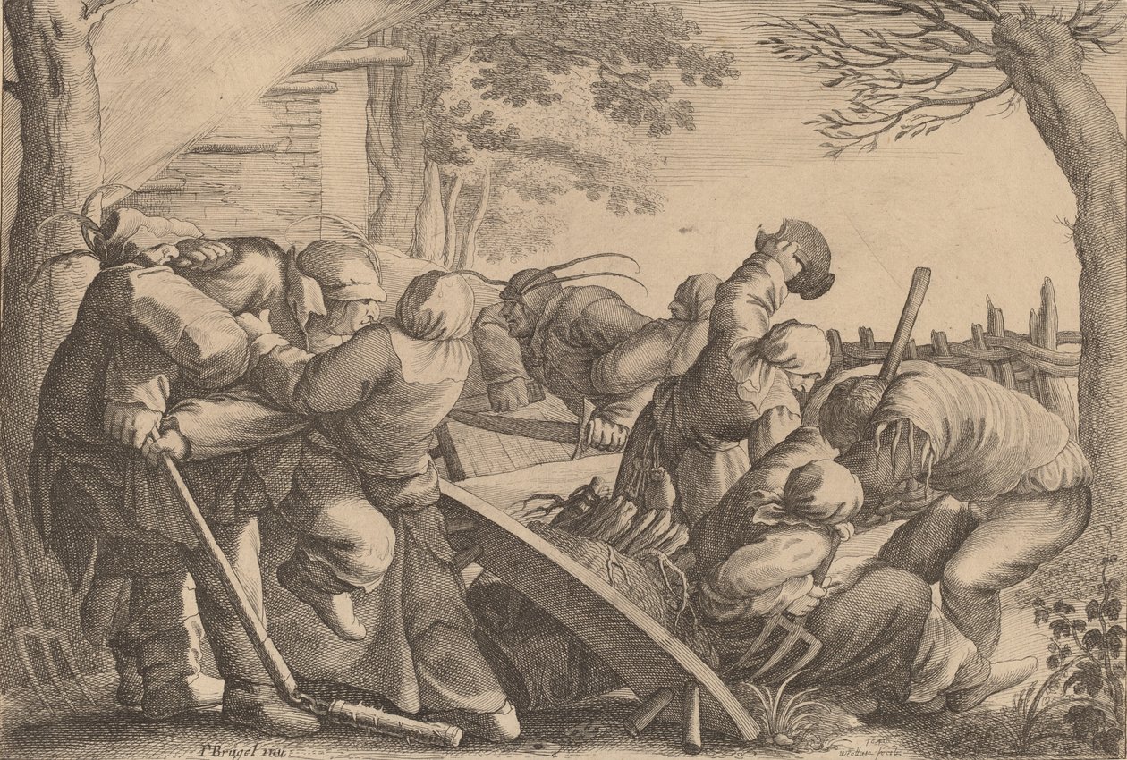 Baralla camperola, 1646. finlandès tekijältä Wenceslaus Hollar
