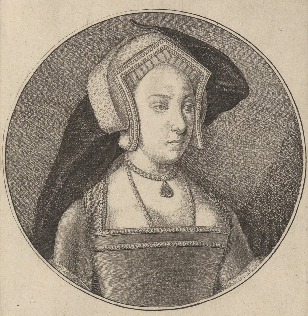 Prinsessa Mary, Englannin Henrik VIII:n tytär, 1647, 1647. tekijältä Wenceslaus Hollar