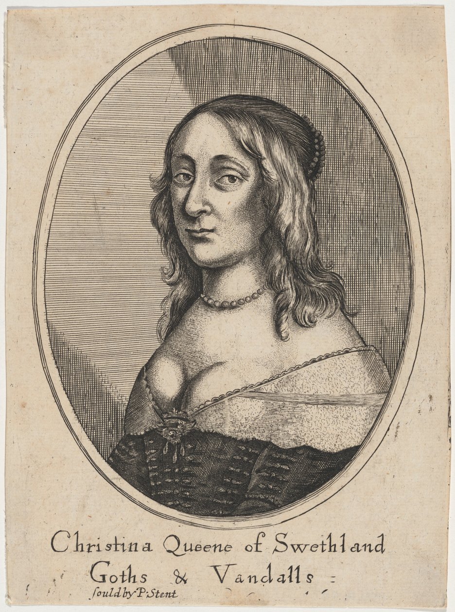 Kuningatar Kristiina tekijältä Wenceslaus Hollar