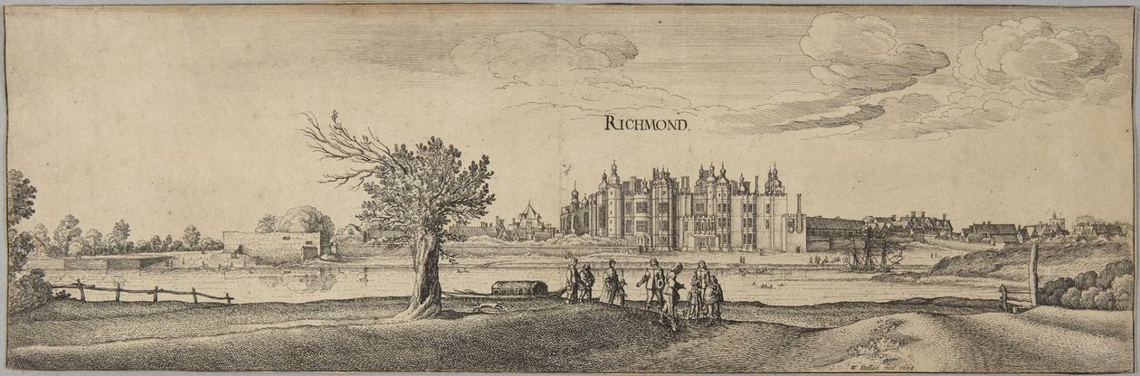 Richmond Park tekijältä Wenceslaus Hollar