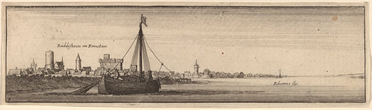 Rudesheim tekijältä Wenceslaus Hollar