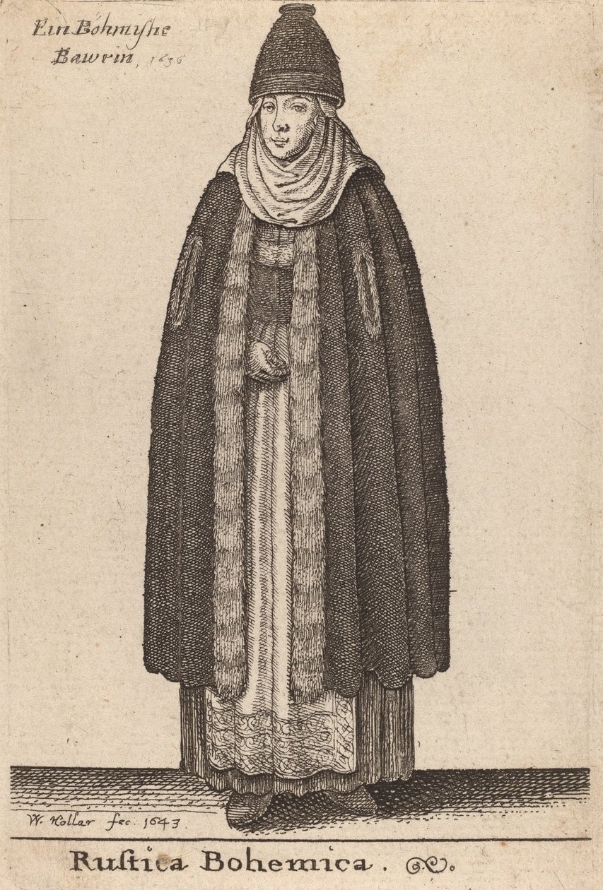 Bohemian Country, 1643. tekijältä Wenceslaus Hollar