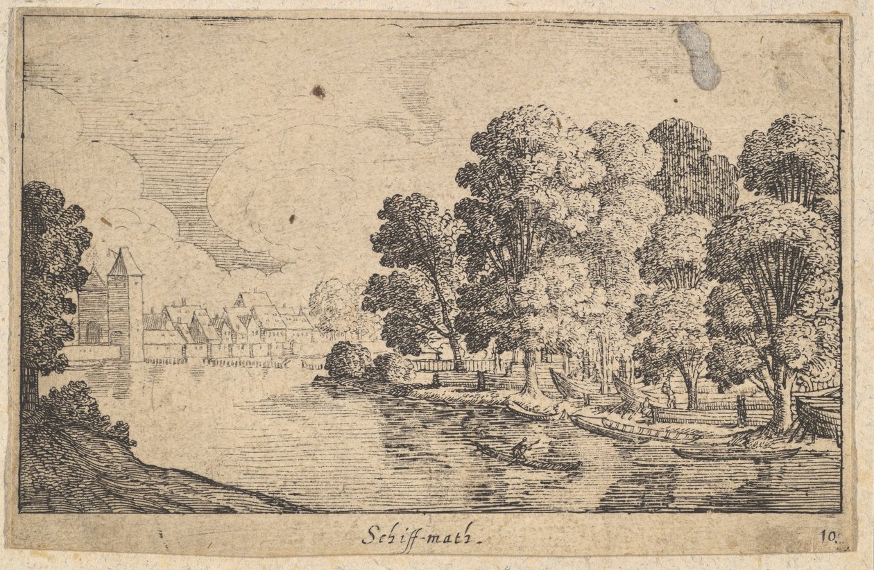 Schiff-math, 1625-77. tekijältä Wenceslaus Hollar