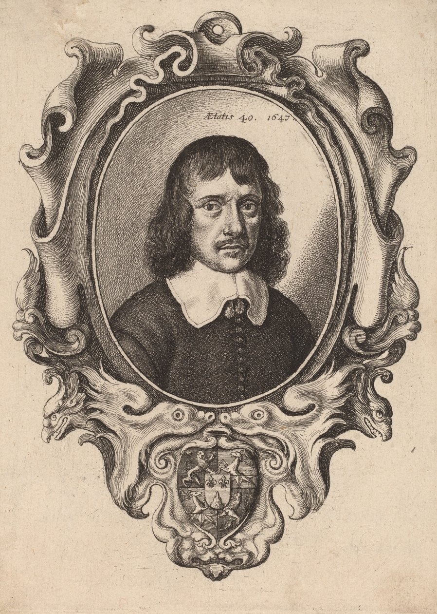 Omakuva, 1647. tekijältä Wenceslaus Hollar