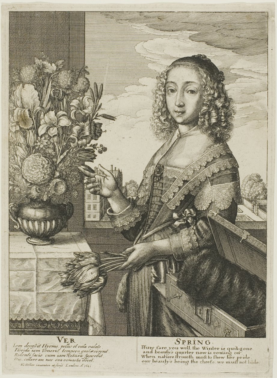 kevät tekijältä Wenceslaus Hollar