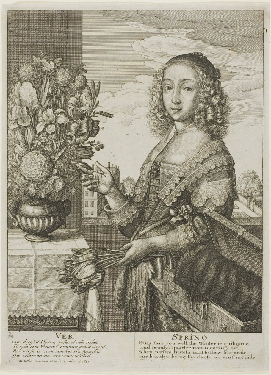 kevät tekijältä Wenceslaus Hollar