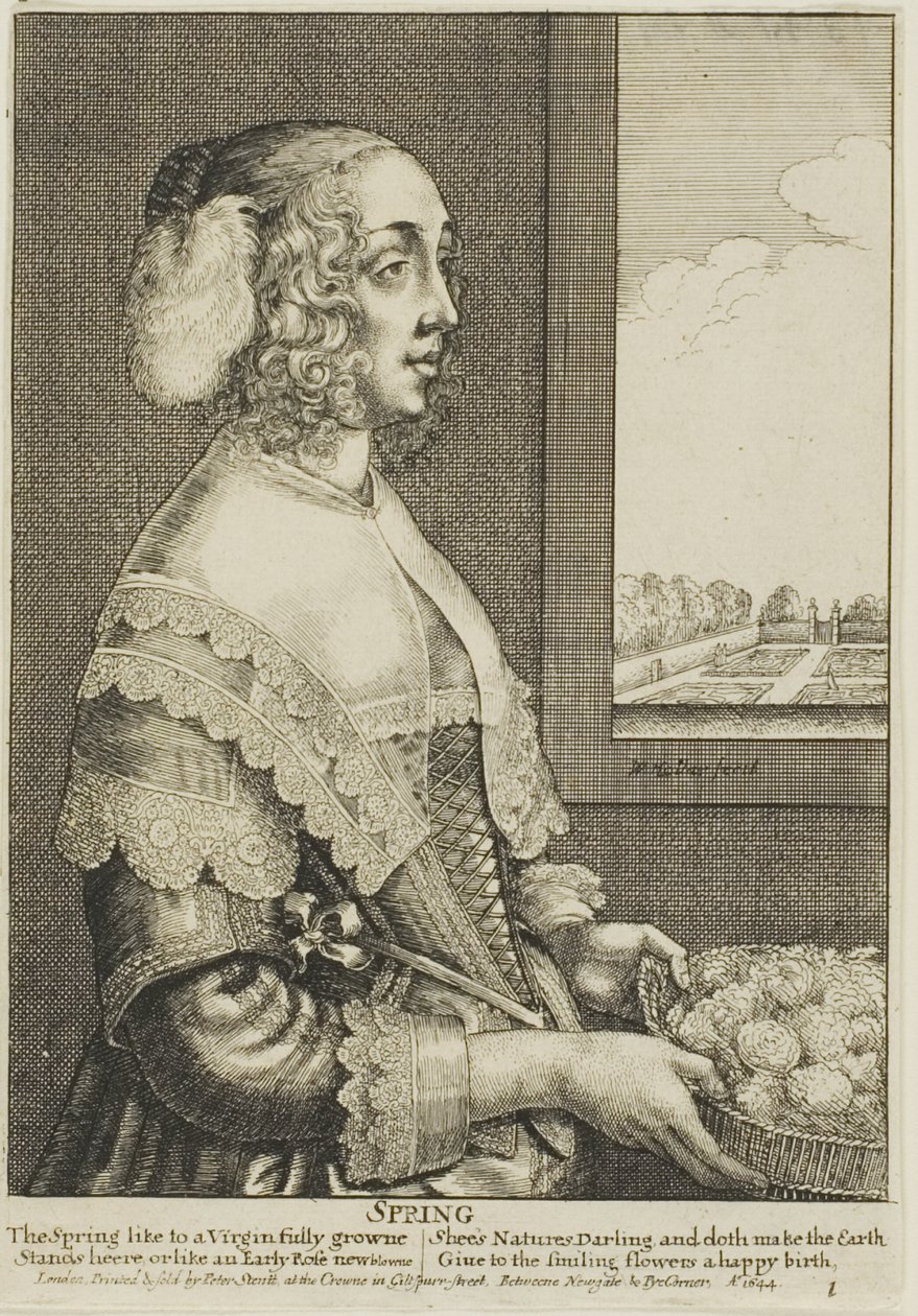 kevät tekijältä Wenceslaus Hollar