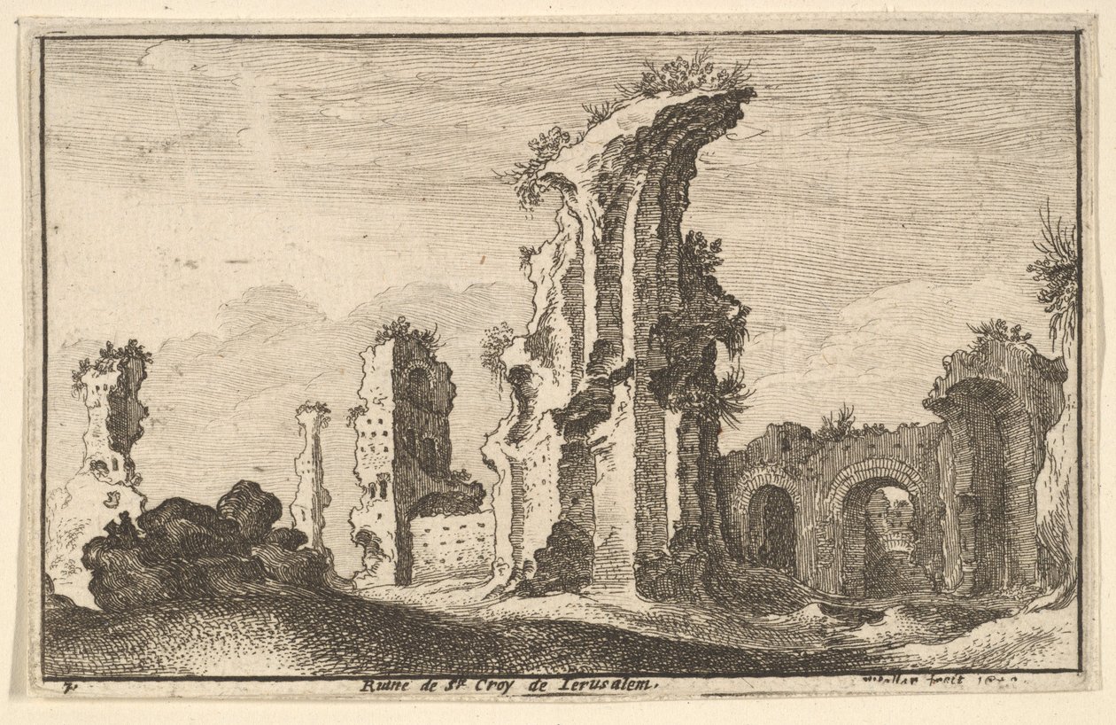 St. Croix de Jerusalem, 1650. tekijältä Wenceslaus Hollar