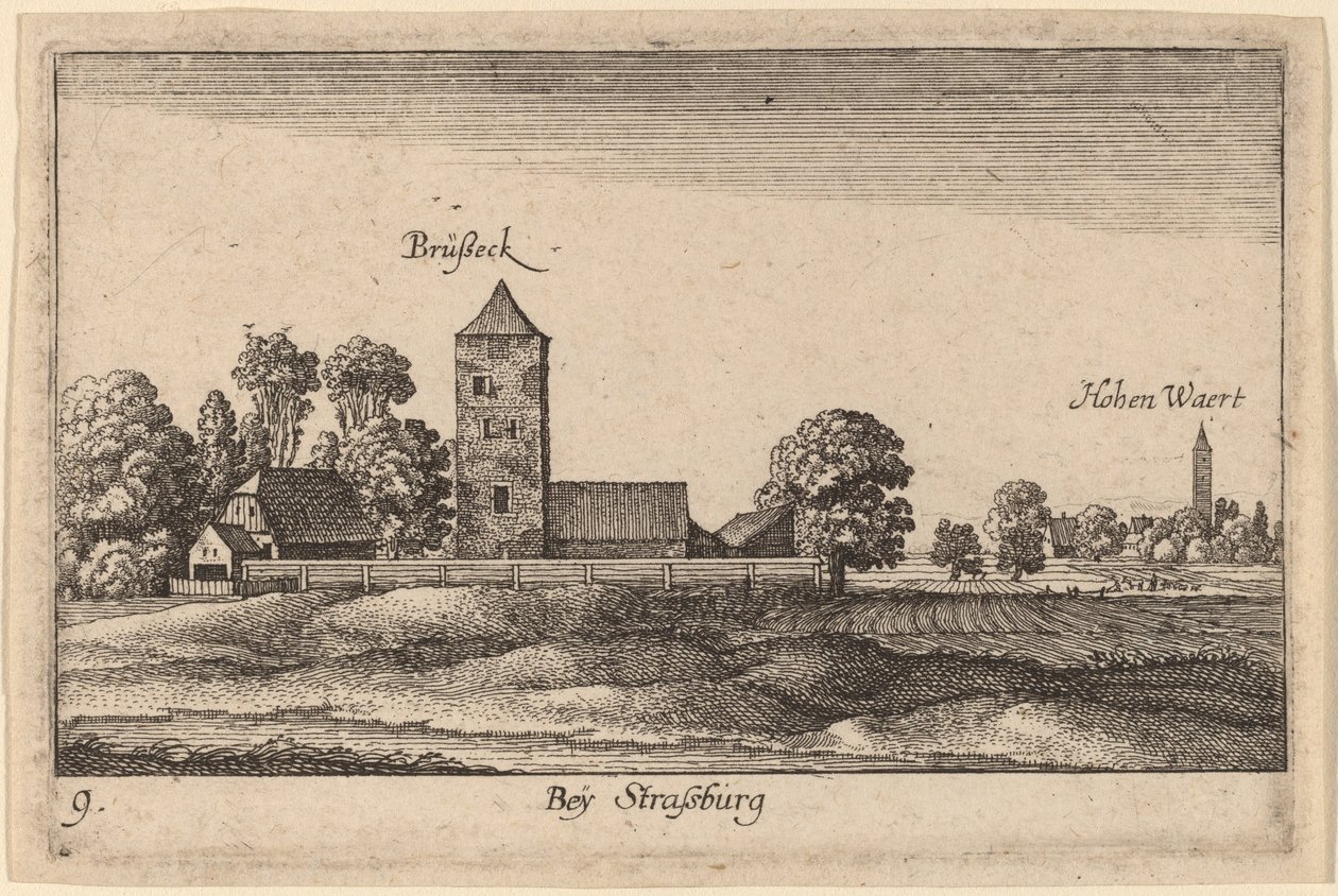 Strasbourg tekijältä Wenceslaus Hollar