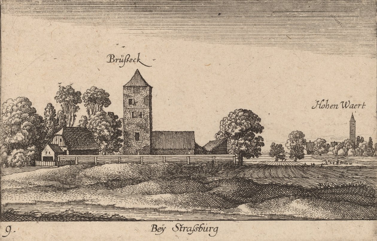 Strasbourg, 1635. tekijältä Wenceslaus Hollar