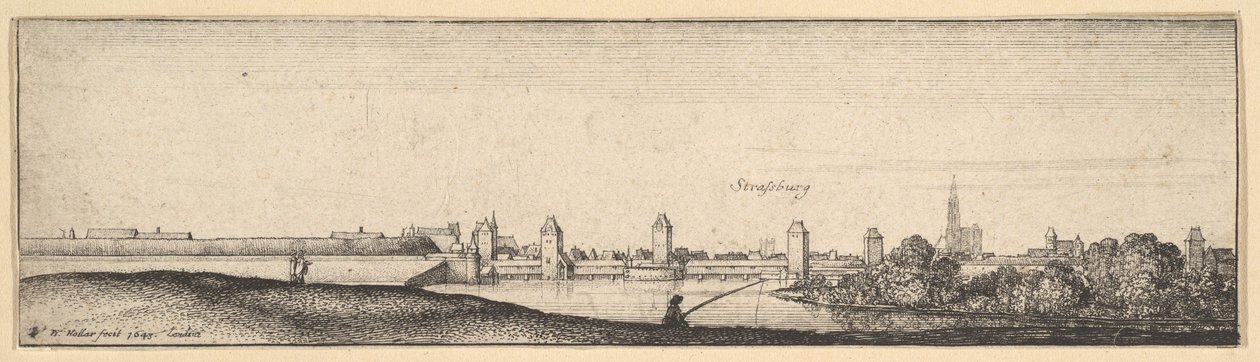 Strasbourg, 1642-44. tekijältä Wenceslaus Hollar