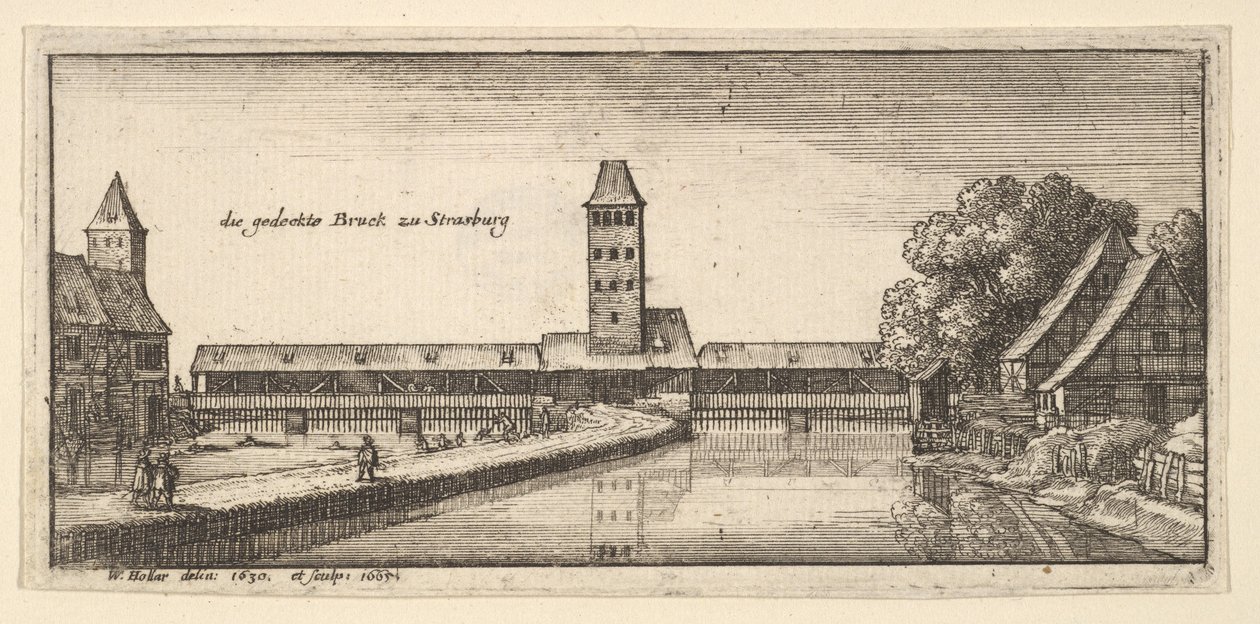 Strasbourg, 1665. tekijältä Wenceslaus Hollar