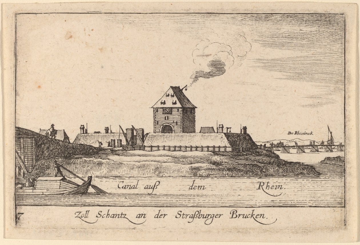 Strasbourg: Toll House tekijältä Wenceslaus Hollar