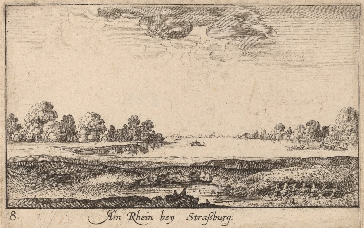 Estrasburg: The Toll House, 1635. finlandès tekijältä Wenceslaus Hollar