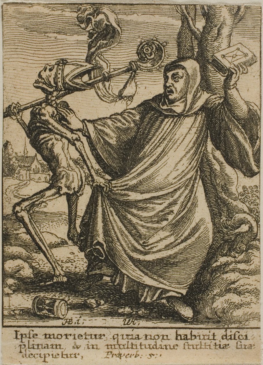 Abbott ja kuolema tekijältä Wenceslaus Hollar