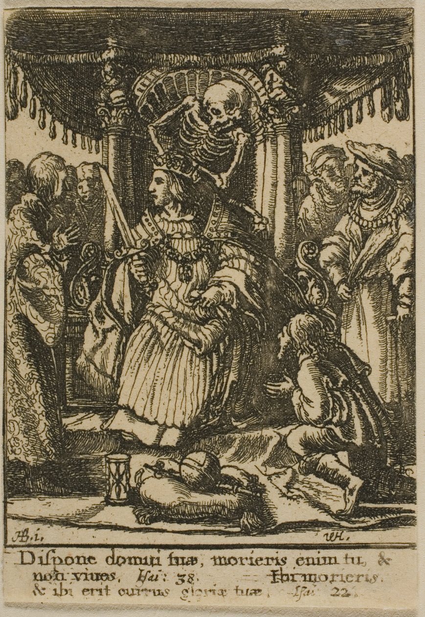 Keisari ja kuolema tekijältä Wenceslaus Hollar