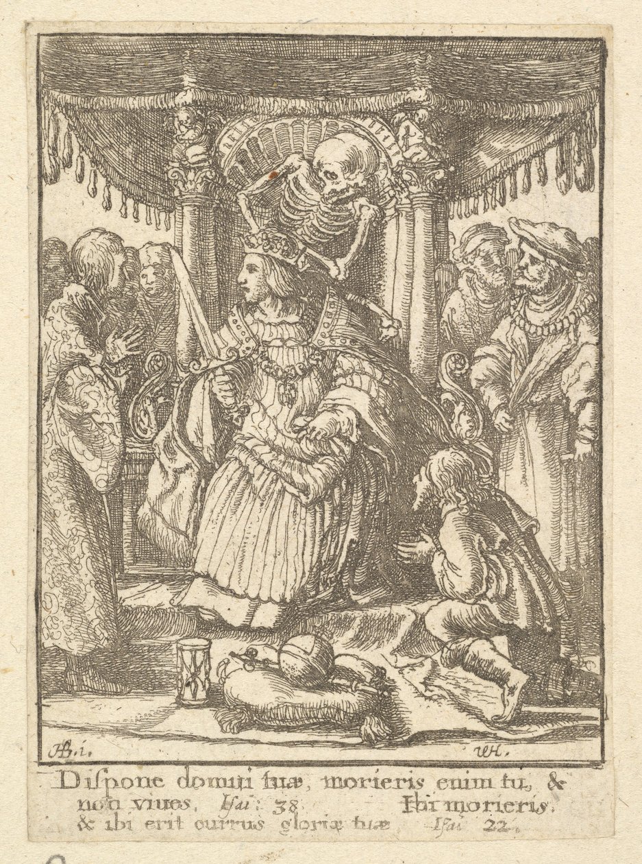 Keisari, Kuolemantanssista, 1651. tekijältä Wenceslaus Hollar
