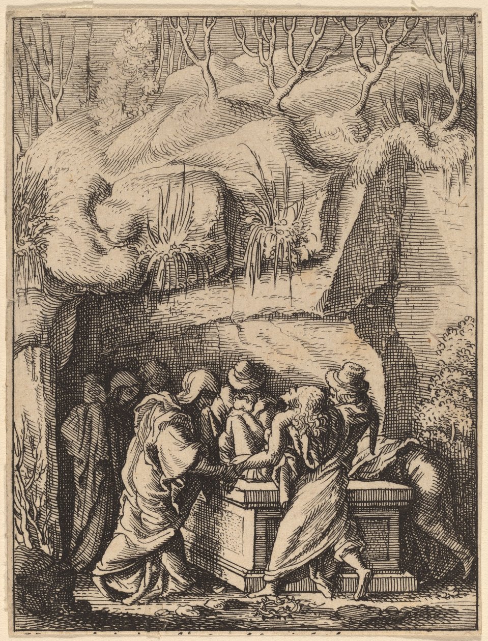 Hautaus tekijältä Wenceslaus Hollar