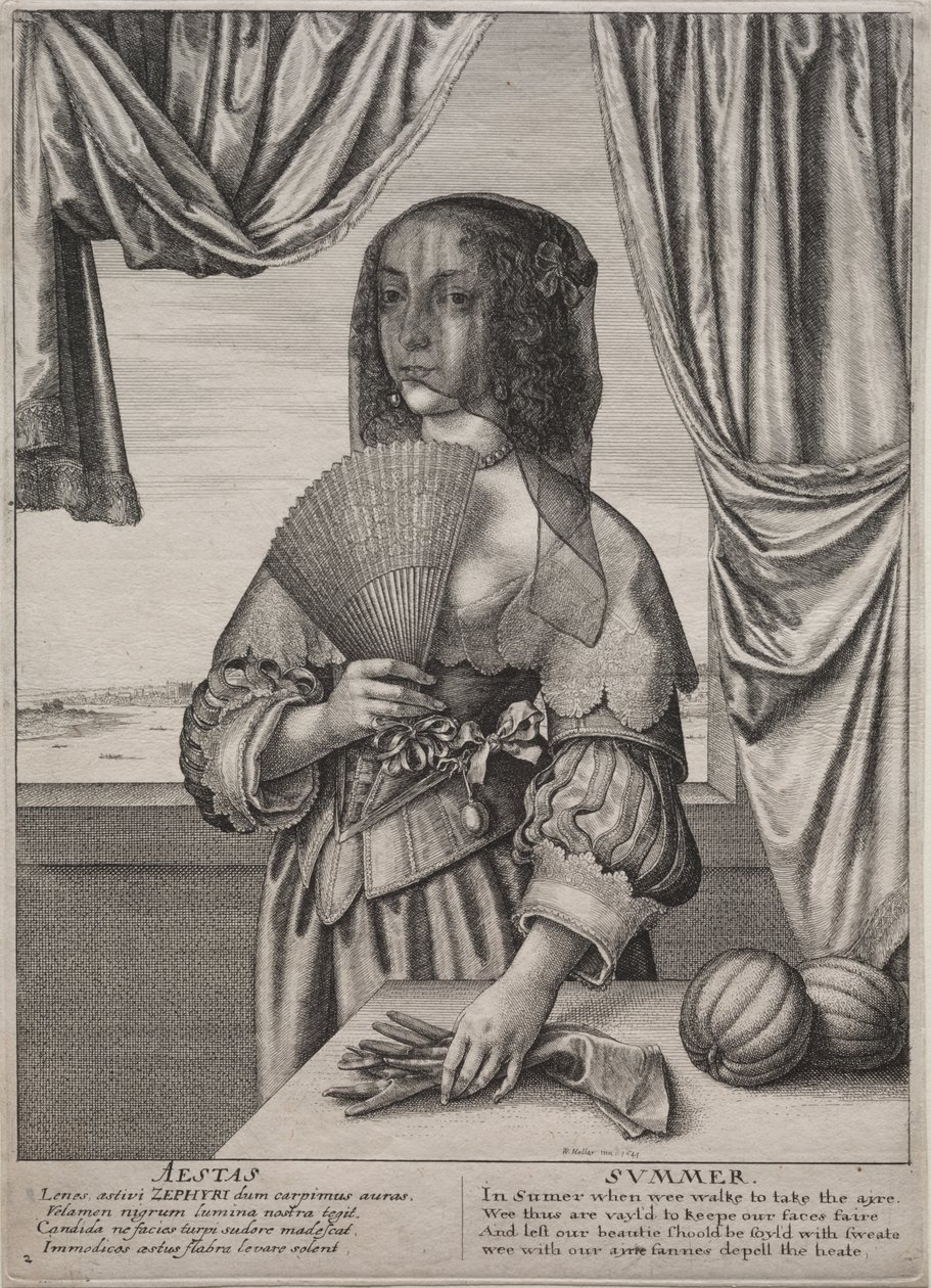 Neljä vuodenaikaa tekijältä Wenceslaus Hollar