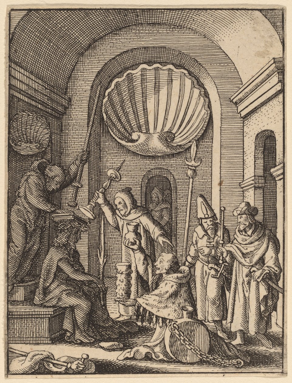 Pilkkaaminen tekijältä Wenceslaus Hollar