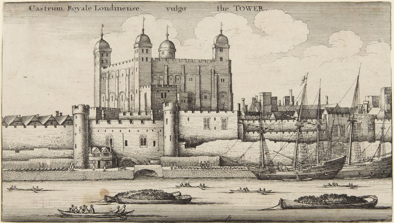 Lontoon Tower tekijältä Wenceslaus Hollar