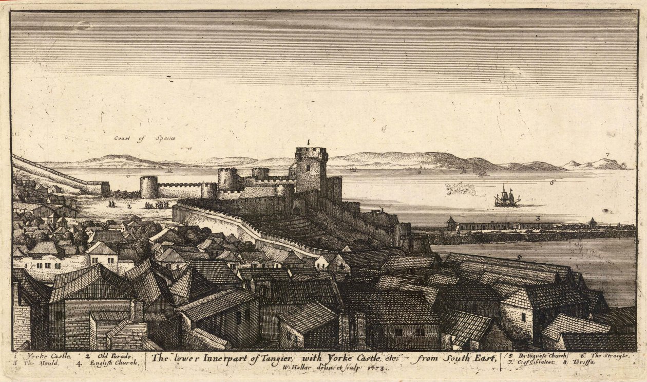 Tangerin alempi sisäosa tekijältä Wenceslaus Hollar