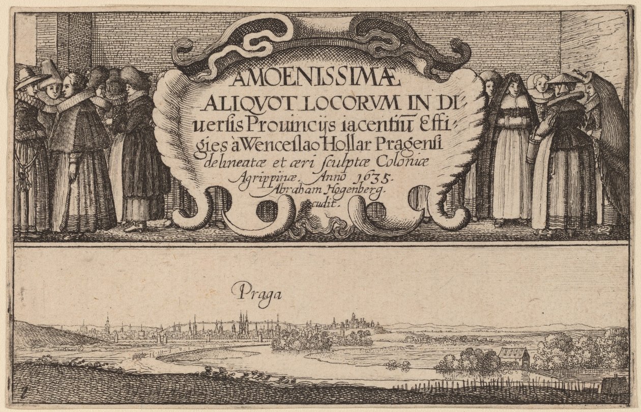 Nimilehti tekijältä Wenceslaus Hollar