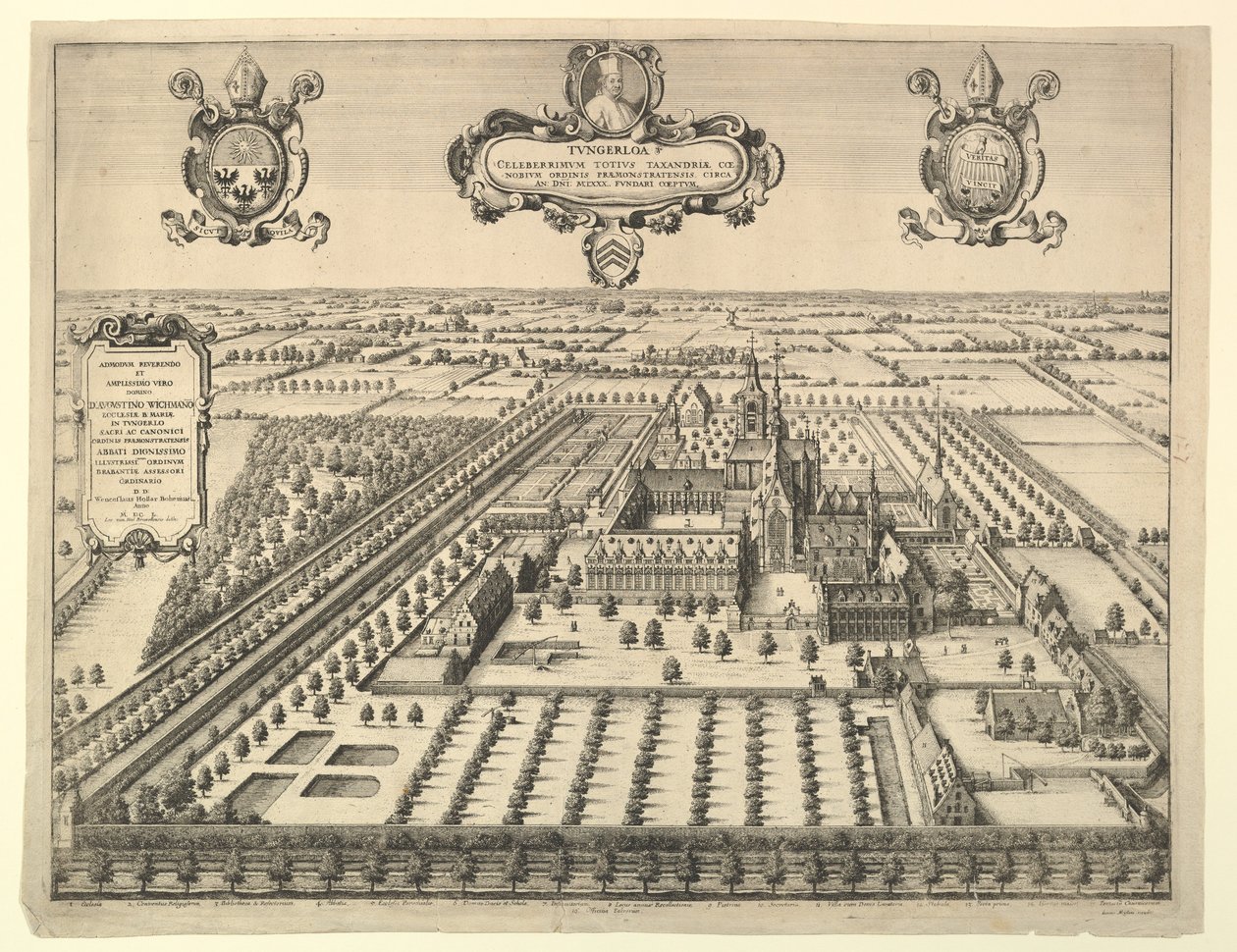 Tongerloo, 1659. tekijältä Wenceslaus Hollar