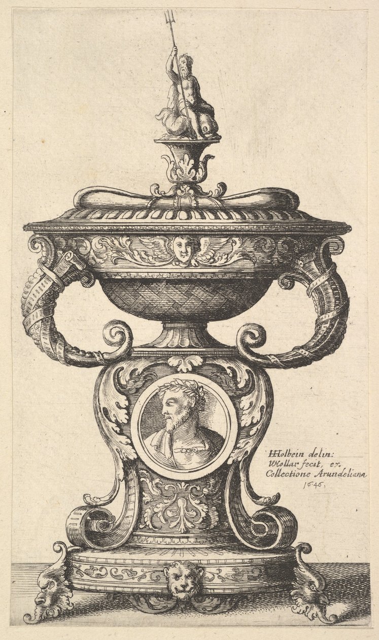 Kaksikahvainen kuppi, 1646. tekijältä Wenceslaus Hollar