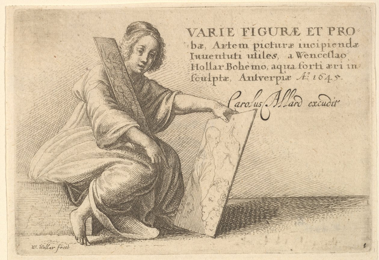 Erilaisia ​​hahmoja ja koettimia, 1645 tekijältä Wenceslaus Hollar