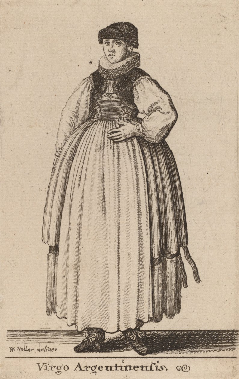 Argentiinalainen neitsyt. tekijältä Wenceslaus Hollar