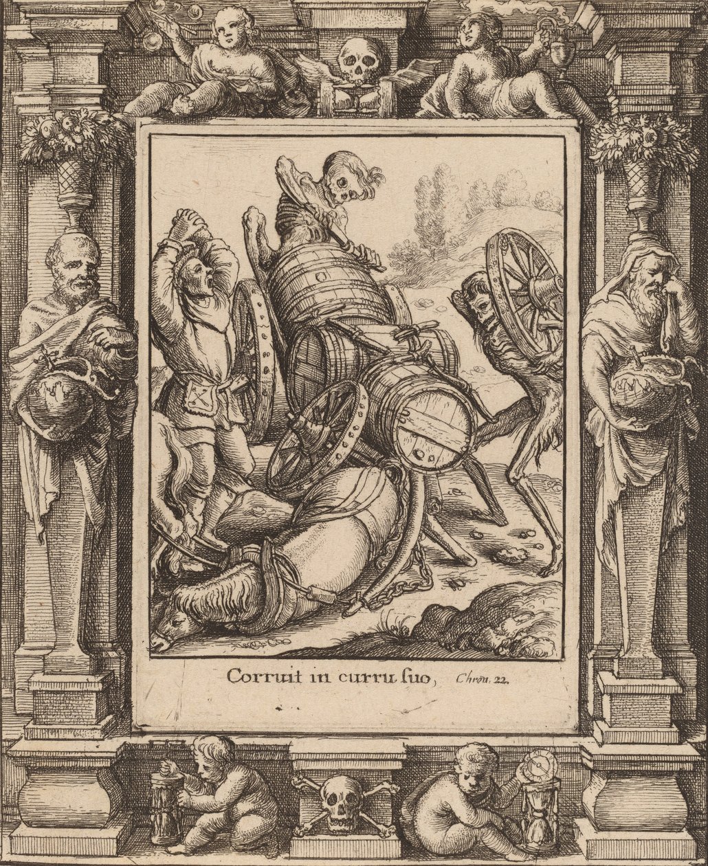 Waggoner, 1651. tekijältä Wenceslaus Hollar