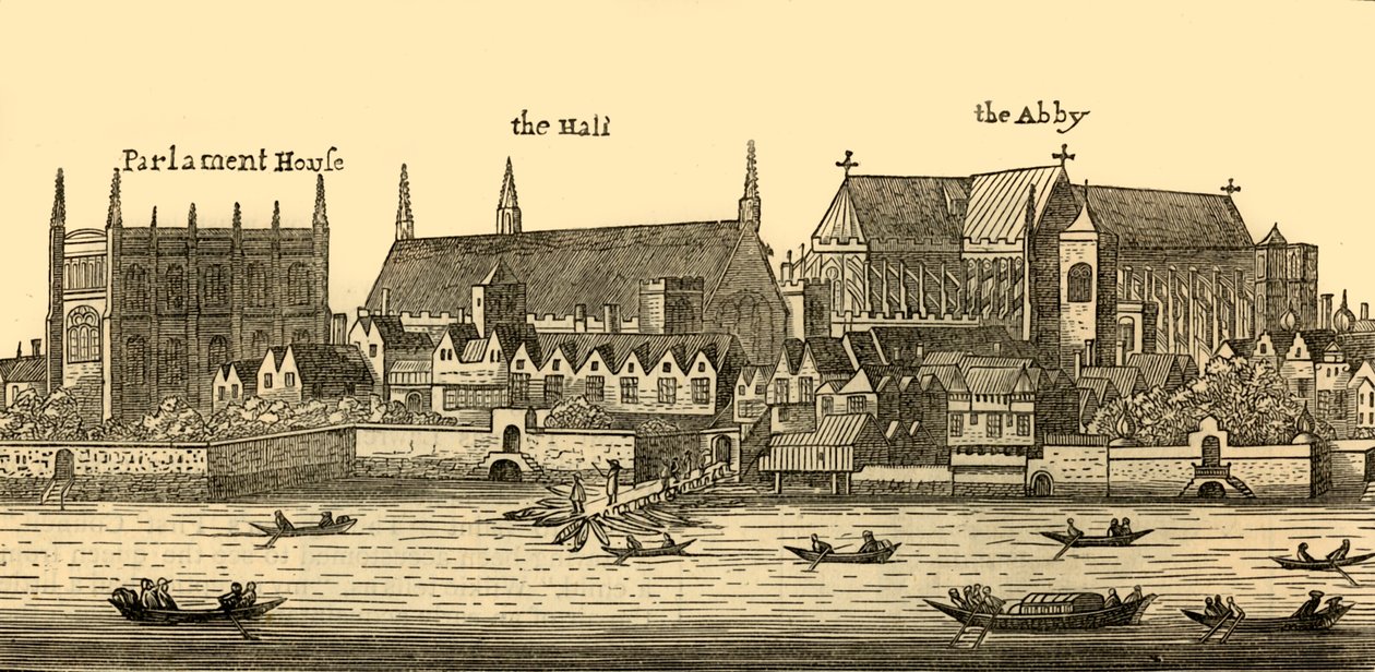 Westminster vuonna 1640, 1881. tekijältä Wenceslaus Hollar