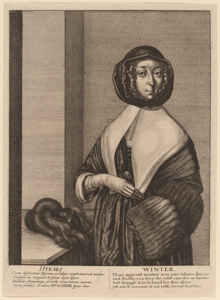 Talvi tekijältä Wenceslaus Hollar