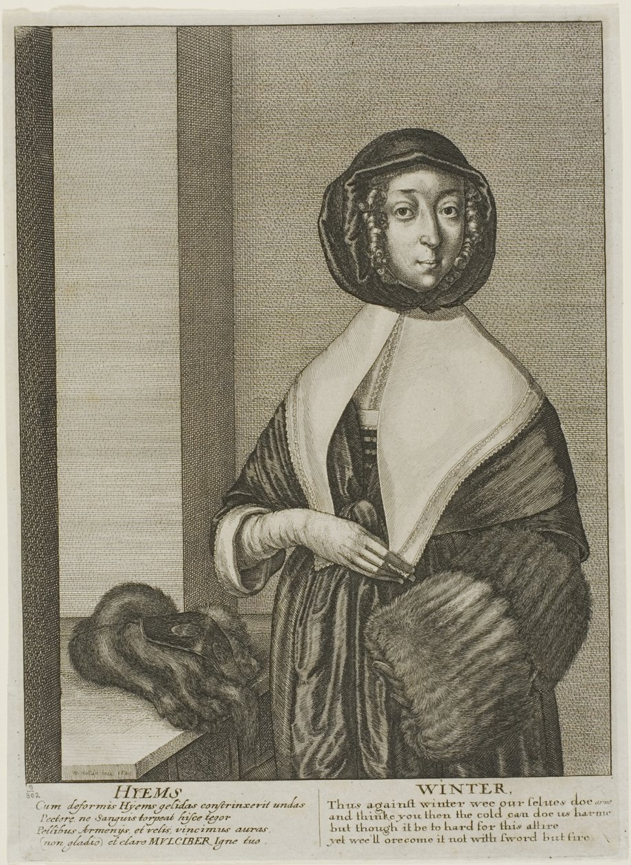 Talvi tekijältä Wenceslaus Hollar