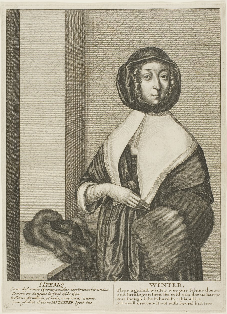 Talvi tekijältä Wenceslaus Hollar