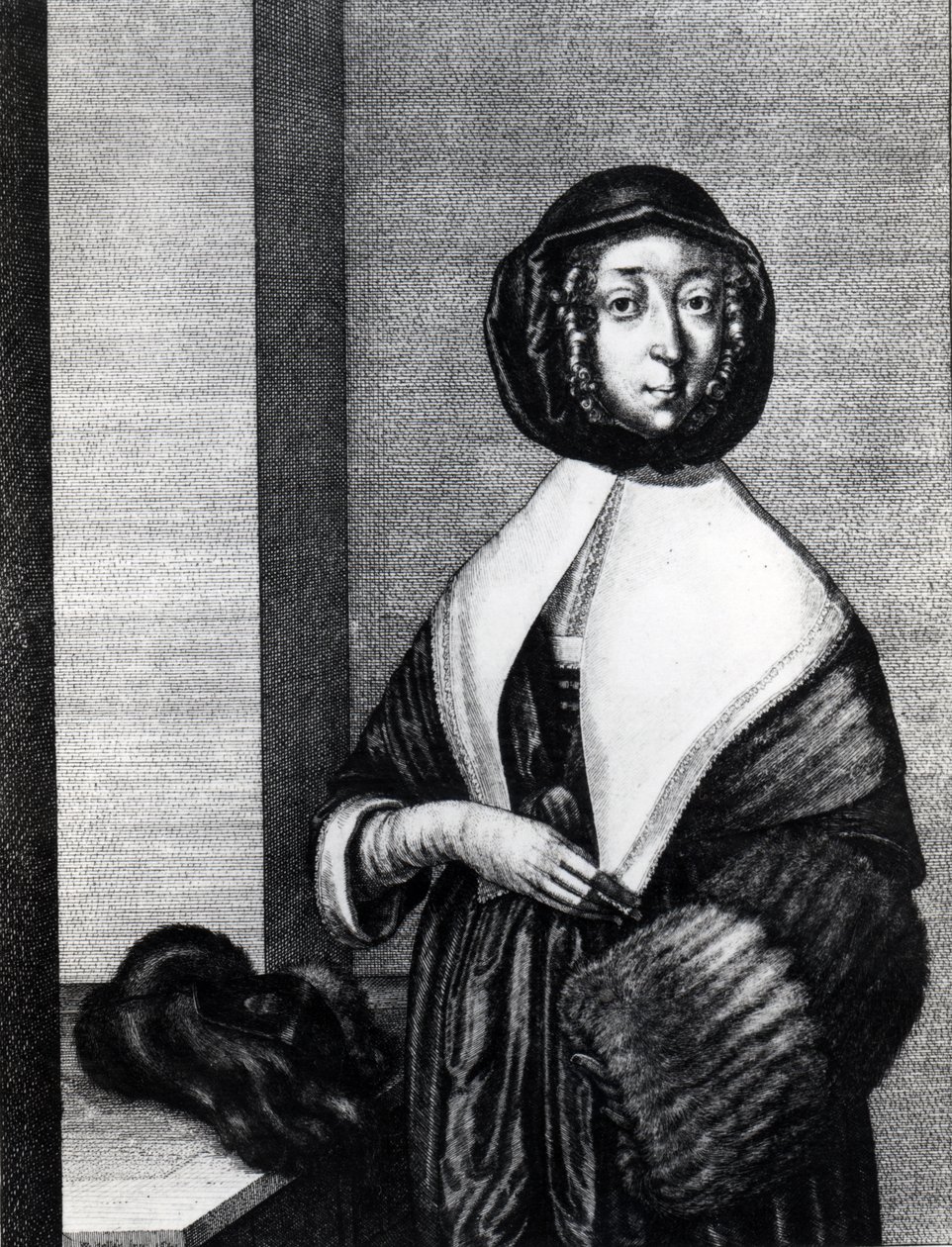 Talvi, 1641 tekijältä Wenceslaus Hollar